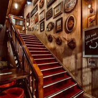 Molly Malone's Irish Pub Stair Case designed by Peter Jay